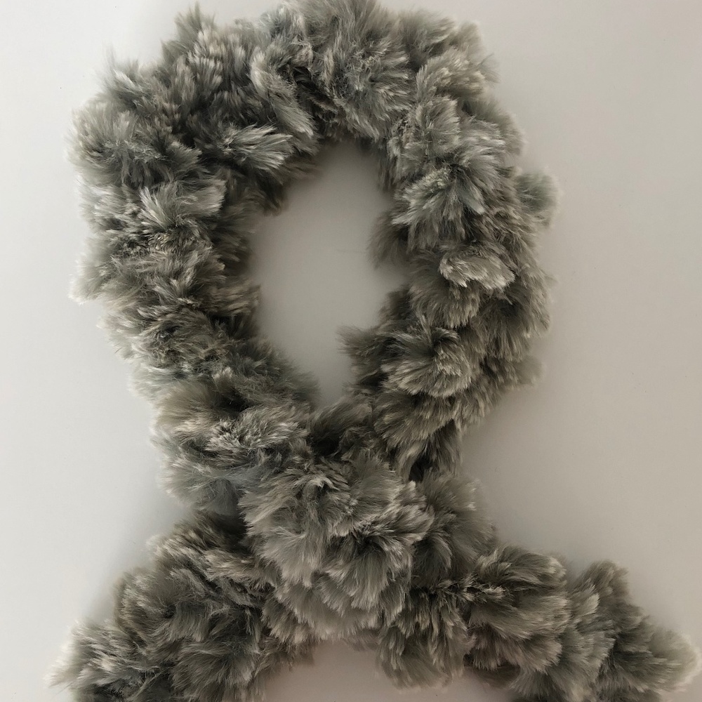 Light Green Fur Scarf